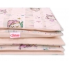 Babybett Bettwäsche Set 2-tlg - Eulen creme-minze