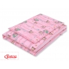 Babybett Bettwäsche Set 2-tlg - Eulen rosa