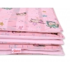 Babybett Bettwäsche Set 2-tlg - Eulen rosa