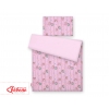 Babybett Bettwäsche Set 2-tlg - Eulen rosa