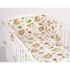 Babybett Bettwäsche Set 2-tlg - Faultiere beige
