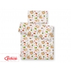 Babybett Bettwäsche Set 2-tlg - Faultiere beige