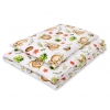 Babybett Bettwäsche Set 2-tlg - Faultiere beige