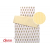 Babybett Bettwäsche Set 2-tlg - gelbe Zebras
