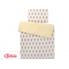 Babybett Bettwäsche Set 2-tlg - gelbe Zebras
