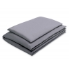 Babybett Bettwäsche Set 2-tlg - Hängende Herzen anthrazit