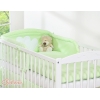 Babybett Bettwäsche Set 2-tlg - Hängende Herzen grün