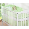 Babybett Bettwäsche Set 2-tlg - Hängende Herzen grün
