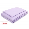 Babybett Bettwäsche Set 2-tlg - Hängende Herzen lila
