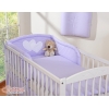 Babybett Bettwäsche Set 2-tlg - Hängende Herzen lila
