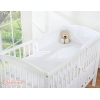 Babybett Bettwäsche Set 2-tlg - Hängende Herzen weiß