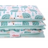 Babybett Bettwäsche Set 2-tlg - Igel minze