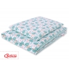 Babybett Bettwäsche Set 2-tlg - Igel minze