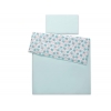 Babybett Bettwäsche Set 2-tlg - Igel minze