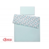 Babybett Bettwäsche Set 2-tlg - Igel minze