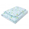 Babybett Bettwäsche Set 2-tlg - Lamas minze