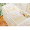 Für Babybett Bettwäsche Set 2-tlg - Little Prince/Princess creme