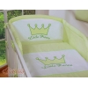 Für Babybett Bettwäsche Set 2-tlg - Little Prince/Princess grün
