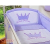 Für Babybett Bettwäsche Set 2-tlg - Little Prince/Princess lila