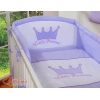 Für Babybett Bettwäsche Set 2-tlg - Little Prince/Princess lila