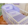 Für Babybett Bettwäsche Set 2-tlg - Little Prince/Princess lila