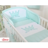 Für Babybett Bettwäsche Set 2-tlg - Little Prince/Princess minze