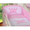 Für Babybett Bettwäsche Set 2-tlg - Little Prince/Princess rosa