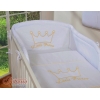 Für Babybett Bettwäsche Set 2-tlg - Little Prince/Princess weiß Bettset