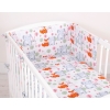Babybett Bettwäsche Set 2-tlg - lustige Elefanten