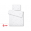 Babybett Bettwäsche Set 2-tlg - Mini Sternchen grau