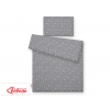 Babybett Bettwäsche Set 2-tlg - mini Sternchen weiß