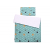 Babybett Bettwäsche Set 2-tlg - Minze Bäume