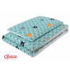 Babybett Bettwäsche Set 2-tlg - Minze Bäume
