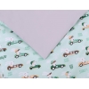 Babybett Bettwäsche Set 2-tlg - Minze Hasen