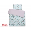 Babybett Bettwäsche Set 2-tlg - Minze Hasen