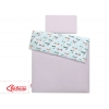 Babybett Bettwäsche Set 2-tlg - Minze Hasen