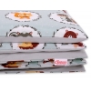 Babybett Bettwäsche Set 2-tlg -Minze Tierchen