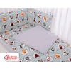 Babybett Bettwäsche Set 2-tlg -Minze Tierchen