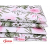 Babybett Bettwäsche Set 2-tlg - rosa Blüten