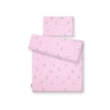 Babybett Bettwäsche Set 2-tlg - rosa Hasen