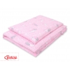 Babybett Bettwäsche Set 2-tlg - rosa Hasen