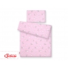 Babybett Bettwäsche Set 2-tlg - rosa Hasen