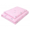 Babybett Bettwäsche Set 2-tlg - rosa Hasen