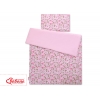 Babybett Bettwäsche Set 2-tlg - rosa Schmetterlinge