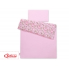 Babybett Bettwäsche Set 2-tlg - rosa Schmetterlinge