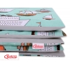 Babybett Bettwäsche Set 2-tlg - Schiffe minze