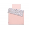Babybett Bettwäsche Set 2-tlg - Schwäne grau