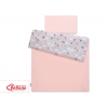 Babybett Bettwäsche Set 2-tlg - Schwäne grau