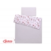 Babybett Bettwäsche Set 2-tlg - Schwalben rosa