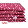 Babybett Bettwäsche Set 2-tlg - weinrote Sternchen